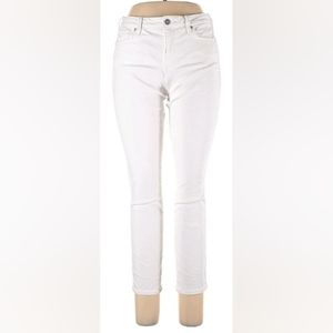 NYDJ white ankle jeans